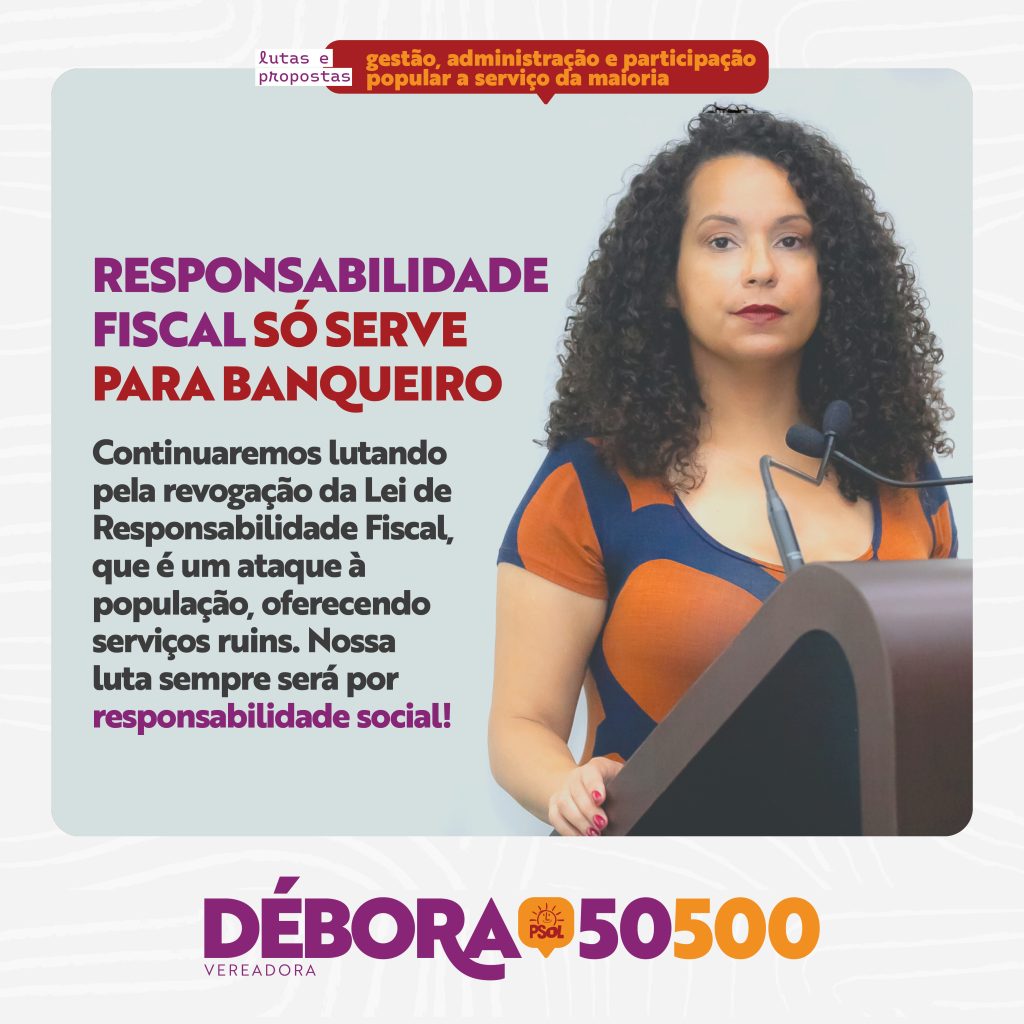 O que precisamos é de uma lei de responsabilidade social